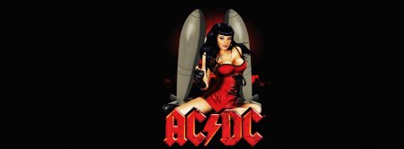 AC DC Sexy Logo Facebook Covers